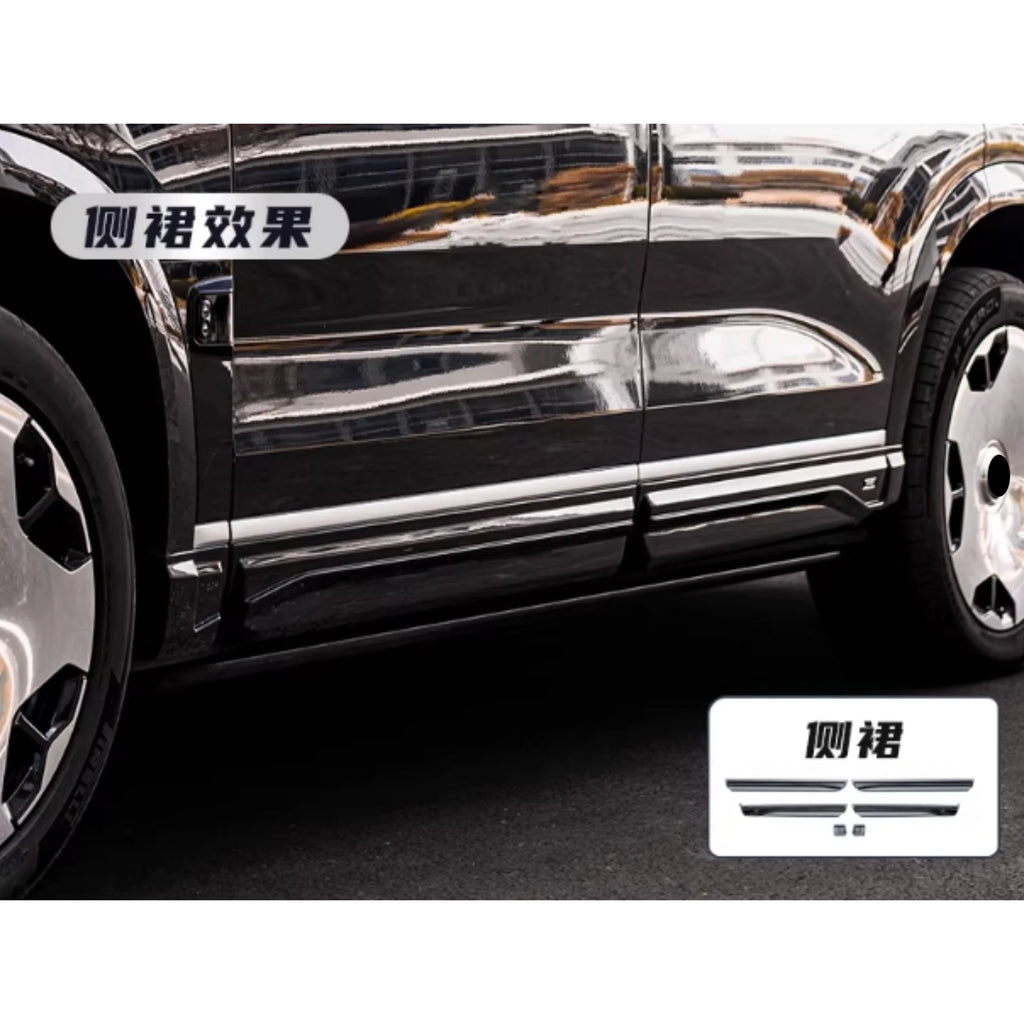 Body Kit for ZEEKR 9X modified Sport style Surround Front lip Rear lip Side skirt Car Accessories