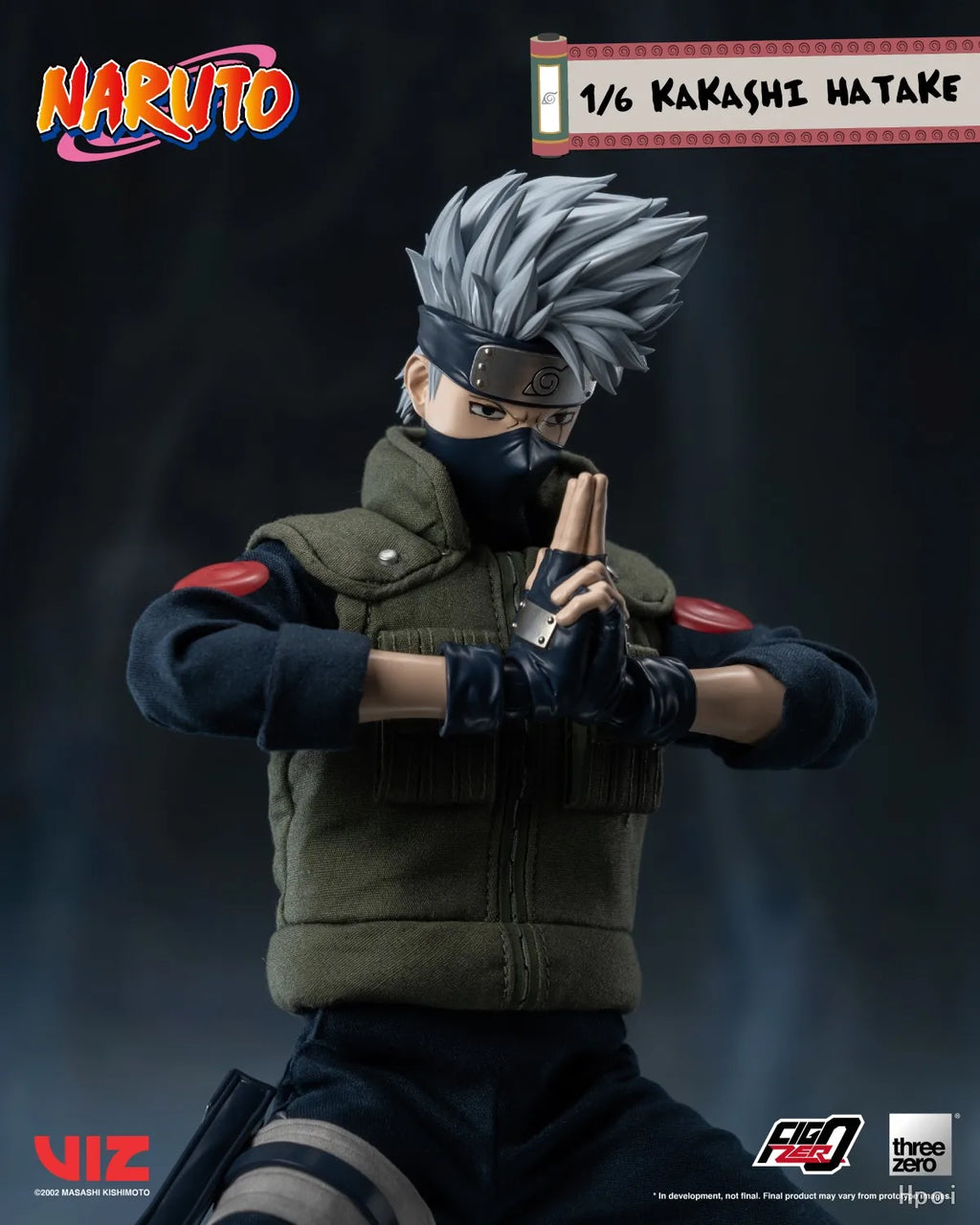 Threezero Genuine FigZero Series Naruto Uzumaki Kakashi Hatake Uchiha Sasuke Japanese Anime 1/6 Scale Action Figures Model Toys