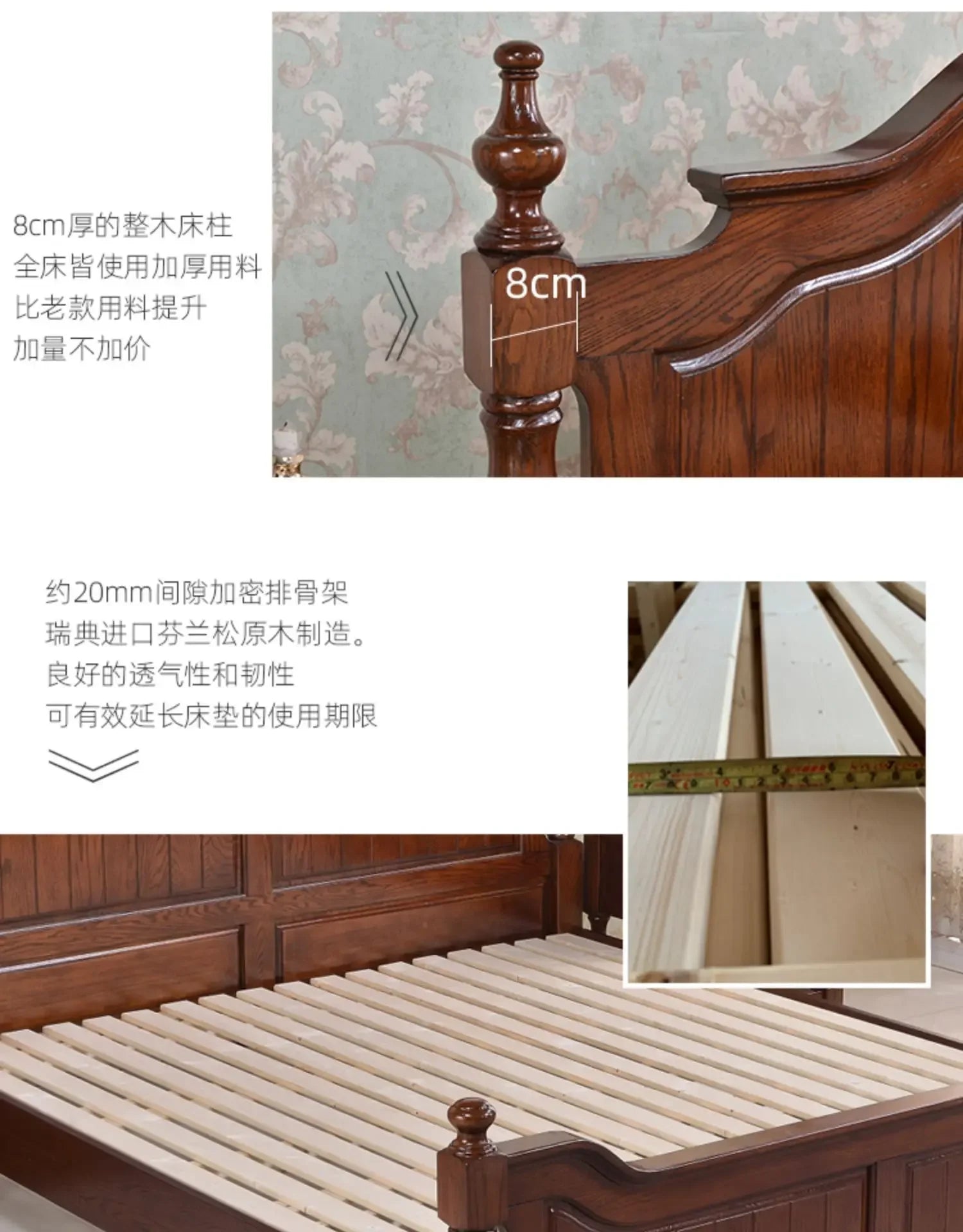 Modern Design Twin Bed Frame Wooden Soft Sale Full Size Bedroom Bed Frame Double Headboards Camas De Dormitorio Home Furniture