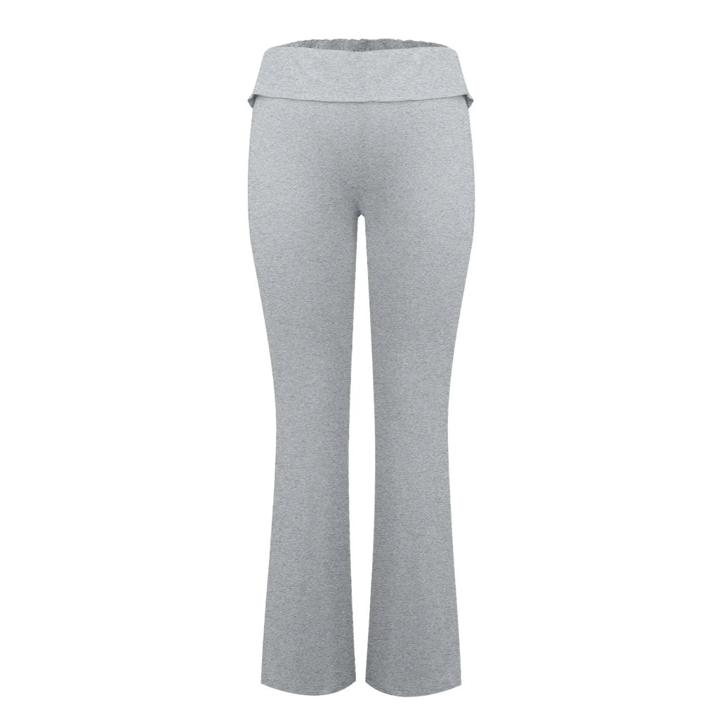 Women Flare Leggings High Waist Wide Leg Yoga Pants Seamless Fitness Workout Tights Gym Sports Trousers Casual Slimming Clothing