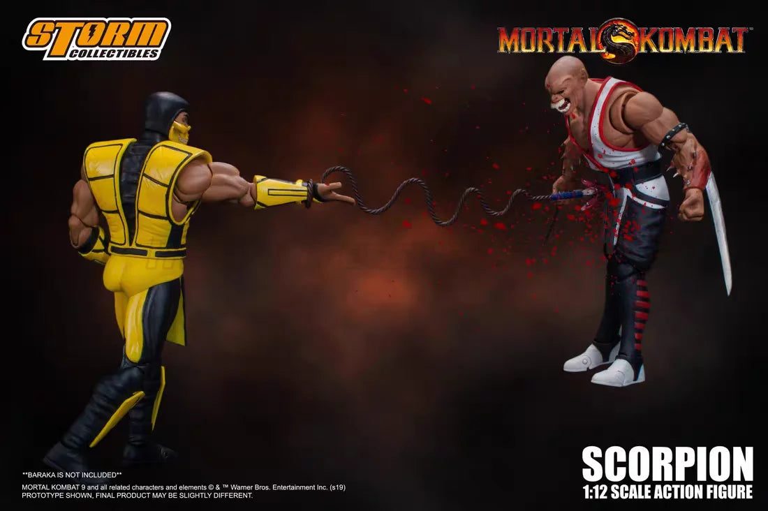 【MT】Storm Collectibles Mortal Kombat SCORPION Yellow Ninja Regular Version 1/12 Action Figure Toy Collection