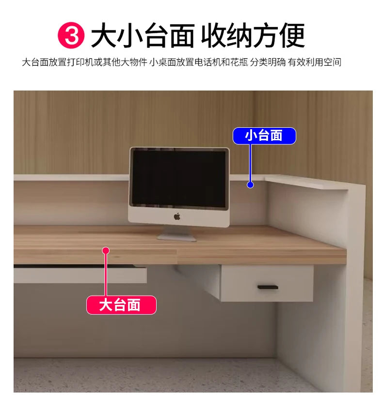 Italian Style Clothing Shop Reception Desks Hotel Luxury Beauty Salon Reception Desks Simplicity Office Furniture Recepce HBRD