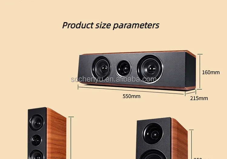 SoundHot Selling 5.1 Home Theater System Wooden Box Powerful Sound Karaoke Speaker Home Theatre Systems