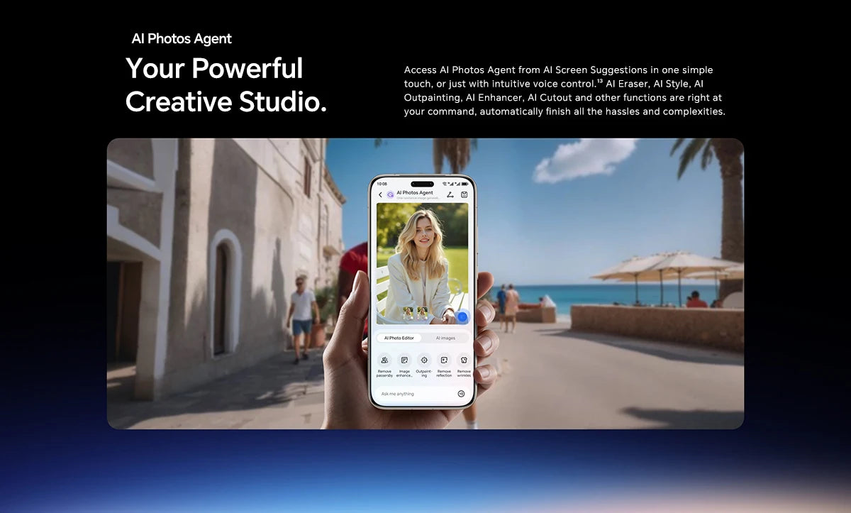 Global Version HONOR Magic8 Pro 5G 12GB+512GB 6.71'' 120Hz OLED Display 200MP Cameras 7100mAh 100W SuperCharge