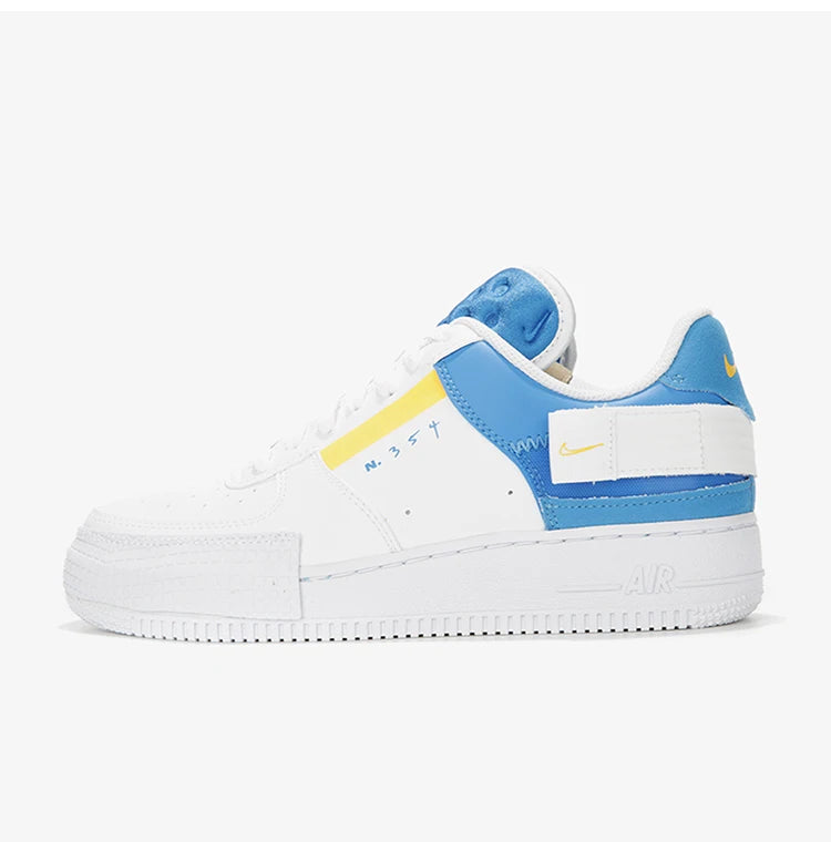 Nike genuine AIR Force 1 men's and women's fashionable casual sports board shoes CK6923-101
