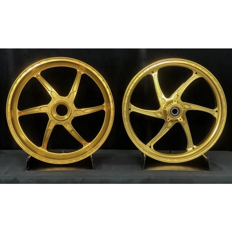 Custom Forged 17 Inch Anodized Aluminum Motorcycle Rims - For Multistrada V4