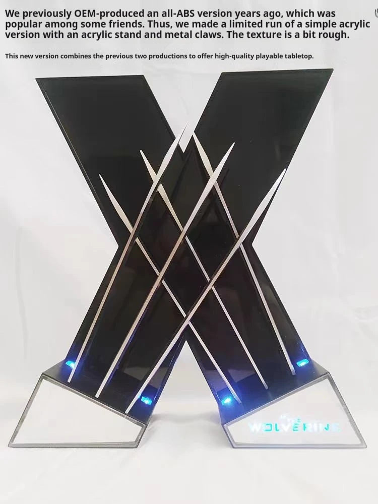 Metal Claws Wearable Cosplay Prop  X-Men Deadpool And Wolverine Movie Replica Desktop Ornament Perfect Souvenir Gifts For Fans
