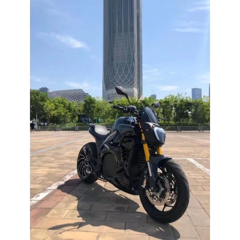 Maximum speed 160 km/h electric motorcycle motorcycle with lithium battery, with single swing arm motorSXLL