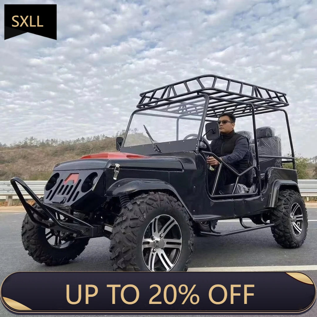 SXLL  New 300cc/400cc/500cc off-road vehicle 2WD-4WD all-terrain ATV 2000W electric farmer's vehicle, adult 2-stroke engine