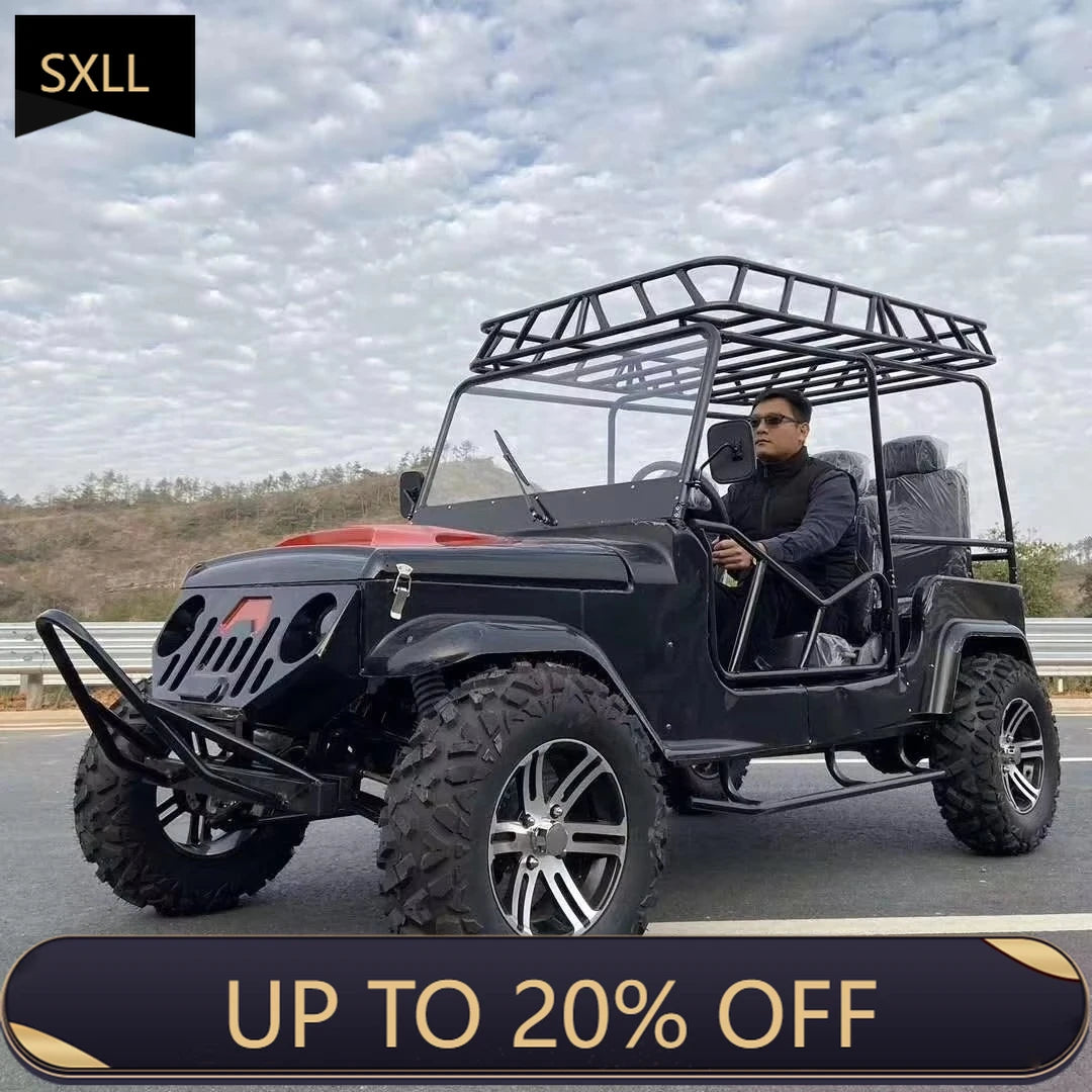 SXLL  New 300cc/400cc/500cc off-road vehicle 2WD-4WD all-terrain ATV 2000W electric farmer's vehicle, adult 2-stroke engine