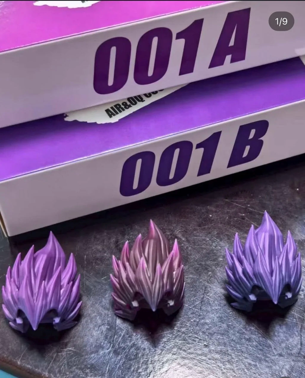 Air&OQ Studio Dragon Ball Z Shf Super Saiyan SSJ Majin Vegeta Custom Heads Head Accessories Action Figures Air&OQ001 A B C Toys
