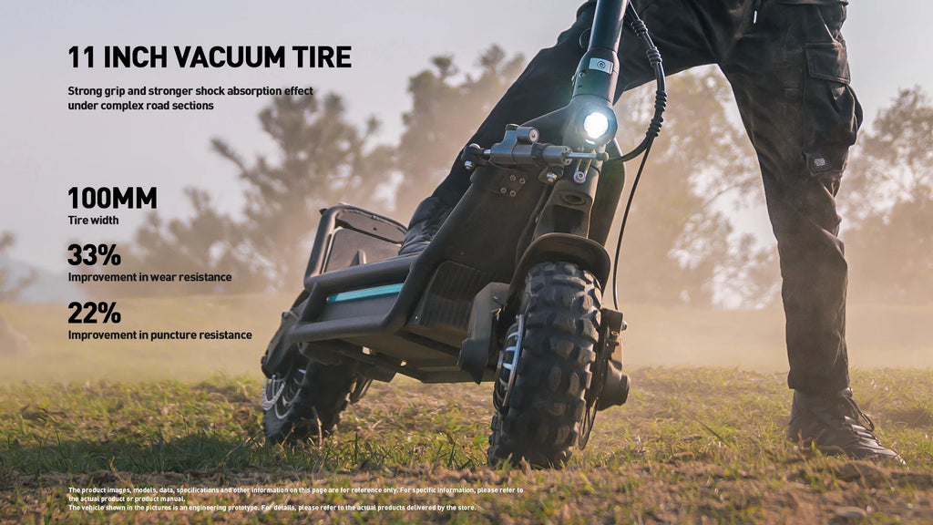 JOYOR E6-S 3200W Electric Scooter 60V 31.5Ah 50MPH 62Miles 11" Tire Dual Motor Hydraulic Foldable Adult NFC OffRoad US Warehouse