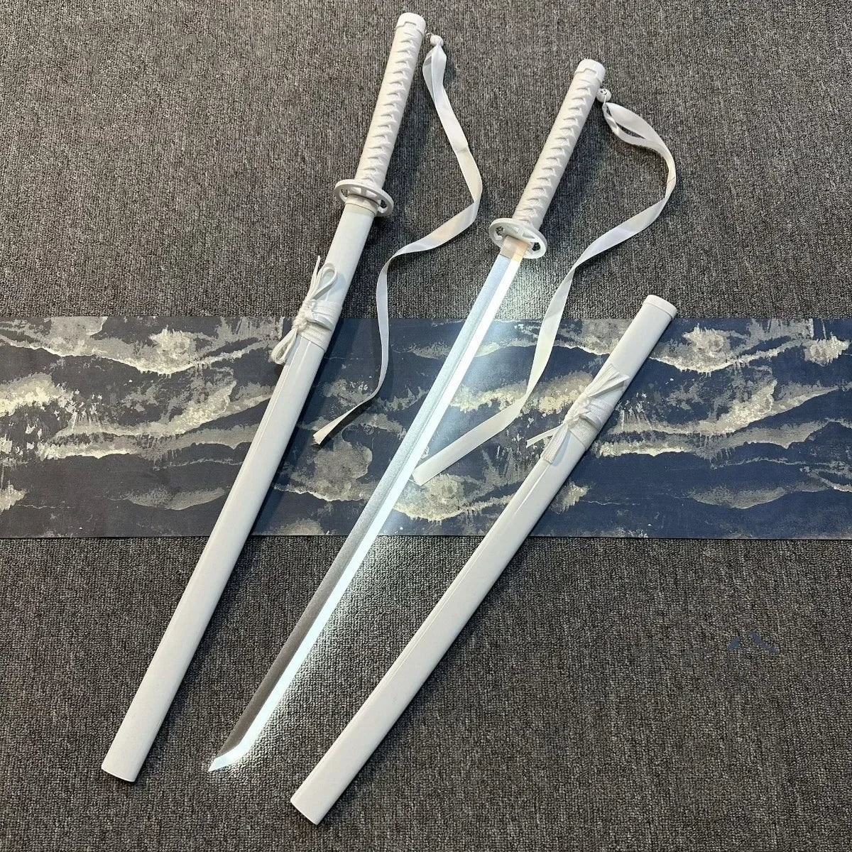 Luminous Bleach Katana Led Light Rukia Sword Anime Ichigo Cosplay Prop Ninja Knife Real Japanese Katana Bright Samurai Sabre Toy