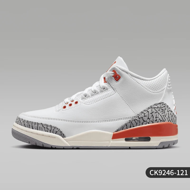Nike Authentic Air Jordan 3 Retro Women's Cushioned Shoes CK9246-121