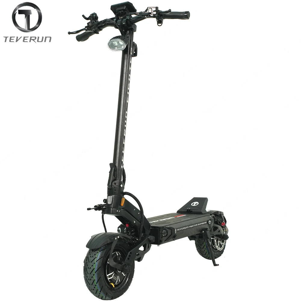 Original Teverun Fighter Supreme Ultra 72V 60Ah Battery New 4inch TFT Display Top Speed 105km/h Teverun Electric Scooter
