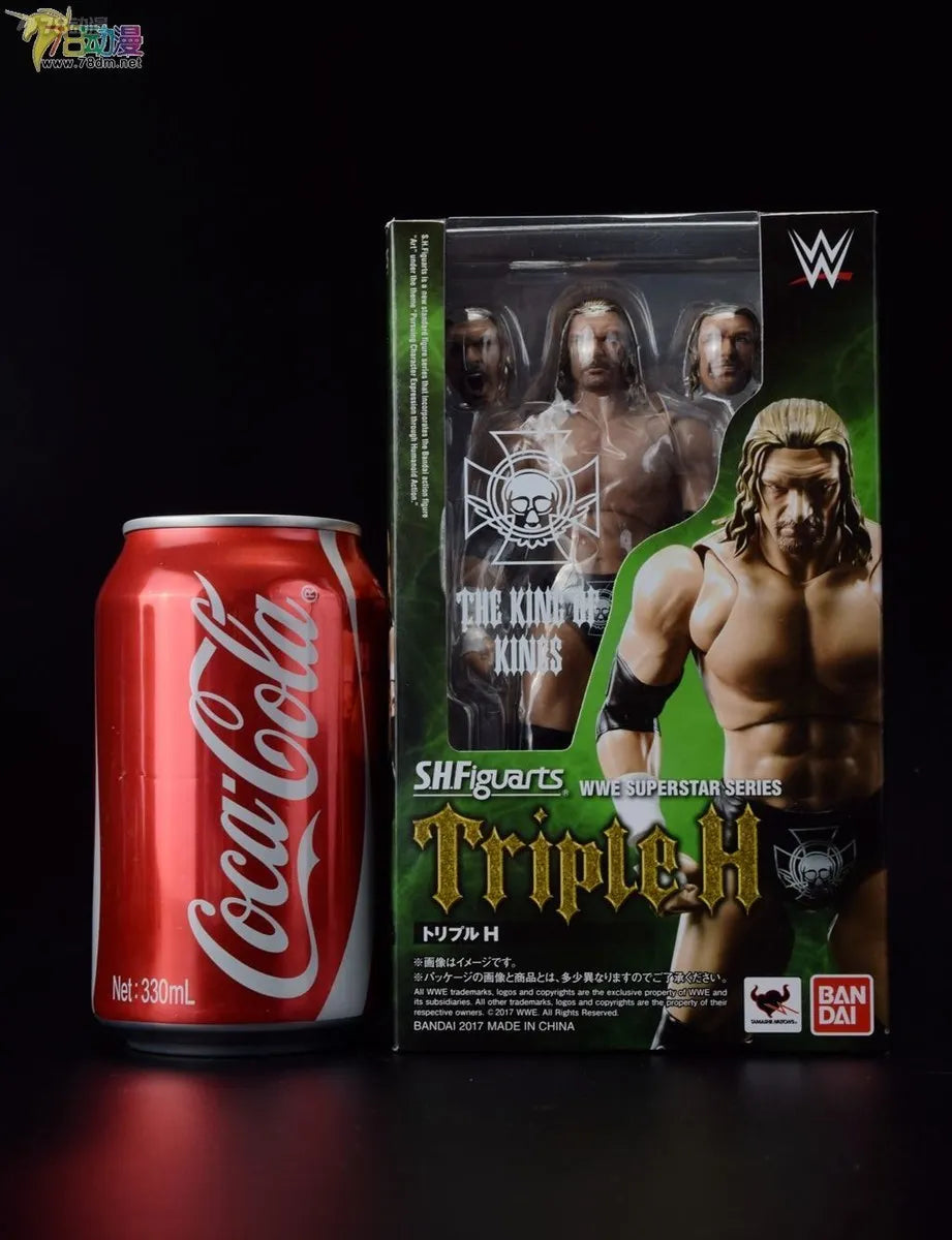 BANDAI Genuine S. H. Figuarts Series Reality Artist Series WWE Kane，Paul Levisk，Steve Austin，Dwayne Johnson Movable Model
