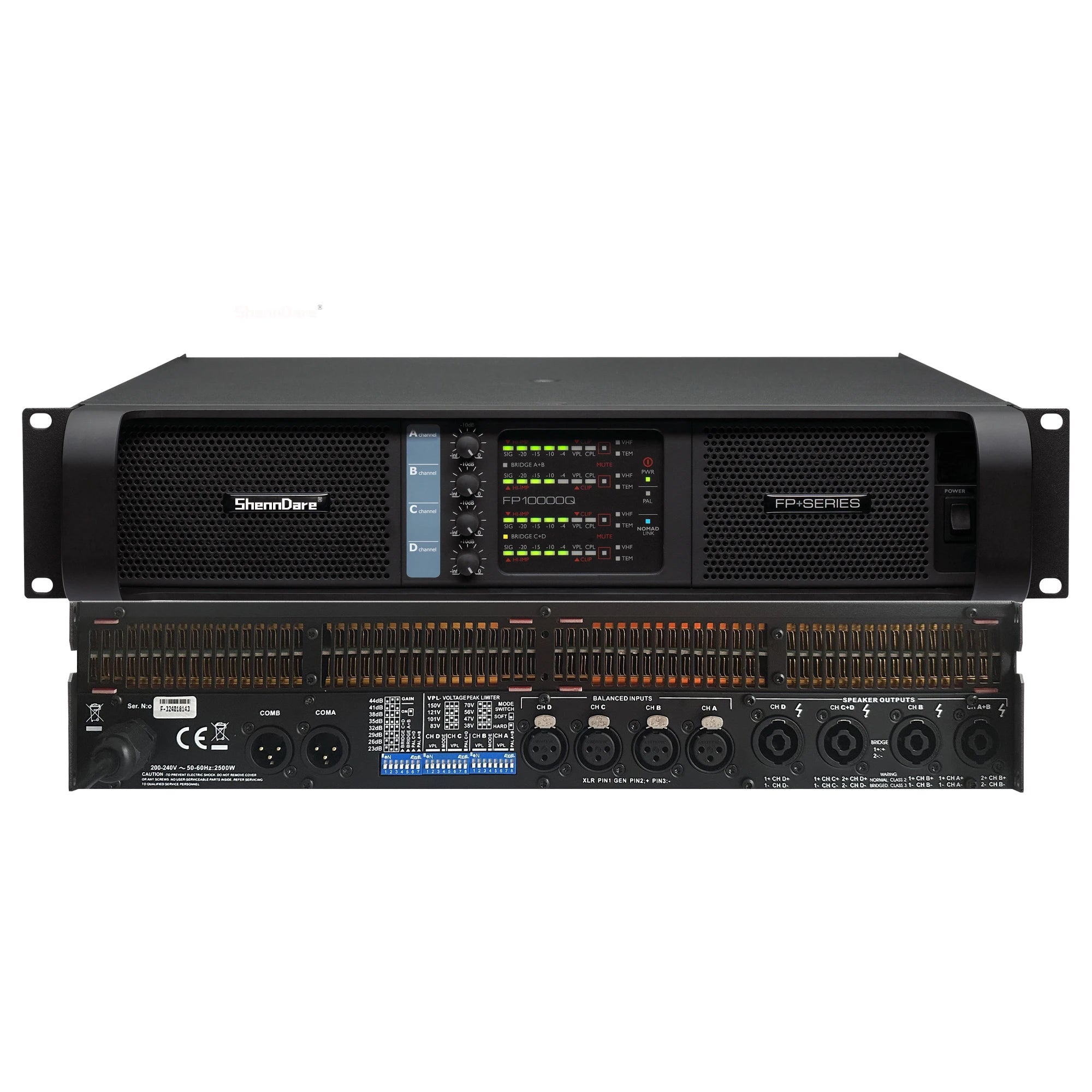 Professional Mixing console power amplifier FP10000Q/FP14000Q/FP20000Q PA2/360 Professional Speaker Audio Processor /MR18