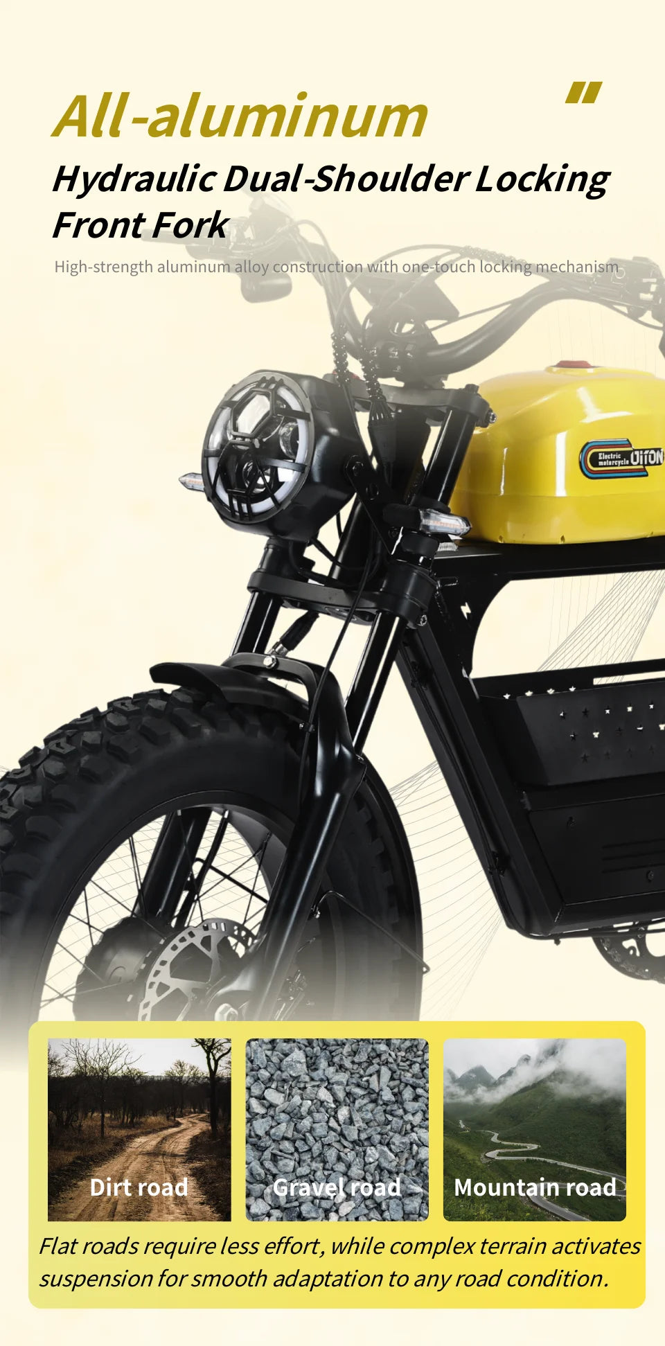 2025 AKEZ All-Terrain Off-Road E-Bike - 3000W Super Dual Motor, 48V 26Ah Battery, 20'' Fat Tires & Full Suspension, Fast Electri