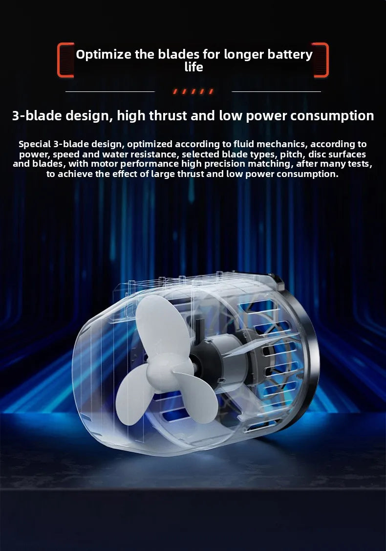 2025 New Adult Electric Water Scooter Underwater Booster Diving Electric Floating Board Surfboard for Rescue Aircraft Adult Size