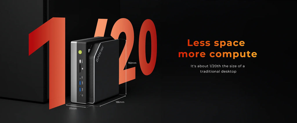 GMKtec EVO-X2 AI Mini PC AMD Ryzen Al Max+ 395 128GB LPDDR5X 8000MHz (16GB*8) 2TB PCIe 4.0 SSD WiFi 7 BT5.4 Mini Gaming Computer