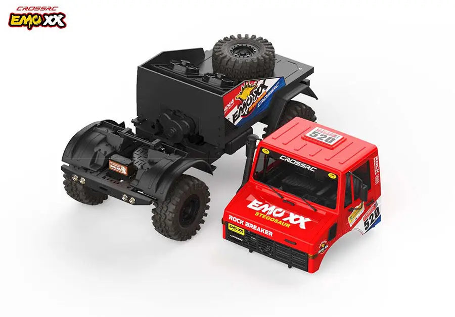 In Stock Emo Xx 1/6 Rc Electric Remote Control Climbing Truck Rock Breaker Off Road Vehicle With Led Strobe Lights For Hobbyists