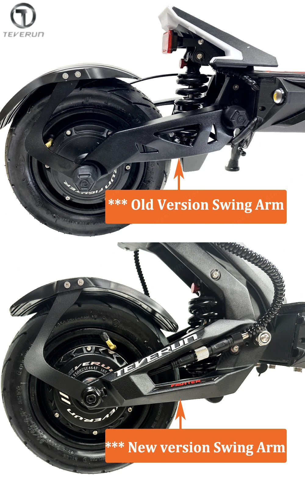 Original Teverun Fighter 11 Plus 35Ah 1600W*2 Motor New TFT 4inch Display With NFC Lock  GPS Find Locate Electric Scooter