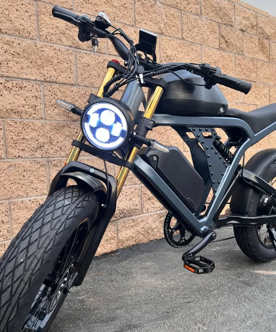 SXLL Smart Powerful 52v Lithium Battery Dual Suspension Hydraulic Disc Brake Mountain Ebike Fat Tire Electric Bicycle Bicycle