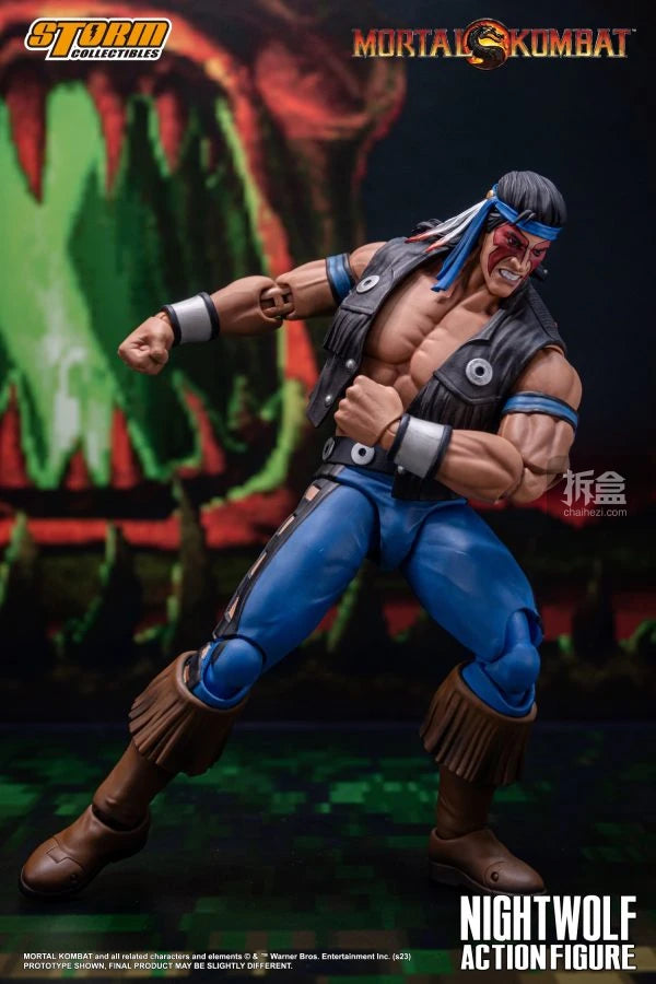 Storm Toys Genuine Mortal Kombat Series Sub Zero Scorpion Nightwolf Fighting Game Collection 1/12 Action Figures Model Toys