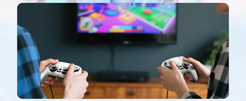 Gamepad For Playstation 5 Wireless Controller PS5/PC Console Gaming With Turbo Dual Sense Vibrate Programming RGB