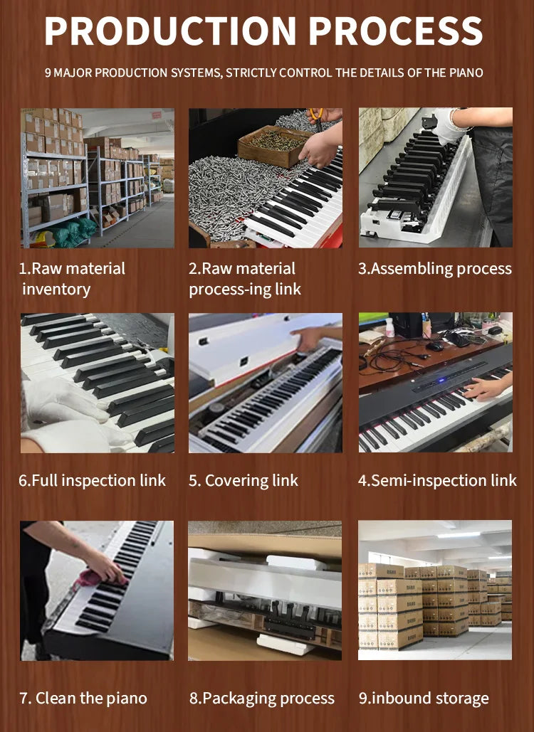 Music Keyboard Digital Piano 88 Weighted Key Professional Electronic Piano 88 Key Price Piano For Sale Home Studio Stage