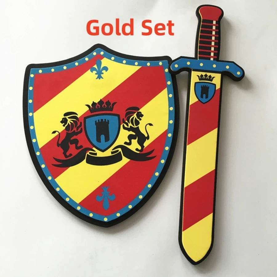Anime Pirate Series Cosplay Foam Swords and Shields Playset, Medieval Combat Ninja Warrior Weapons Costume Role Play Accessories