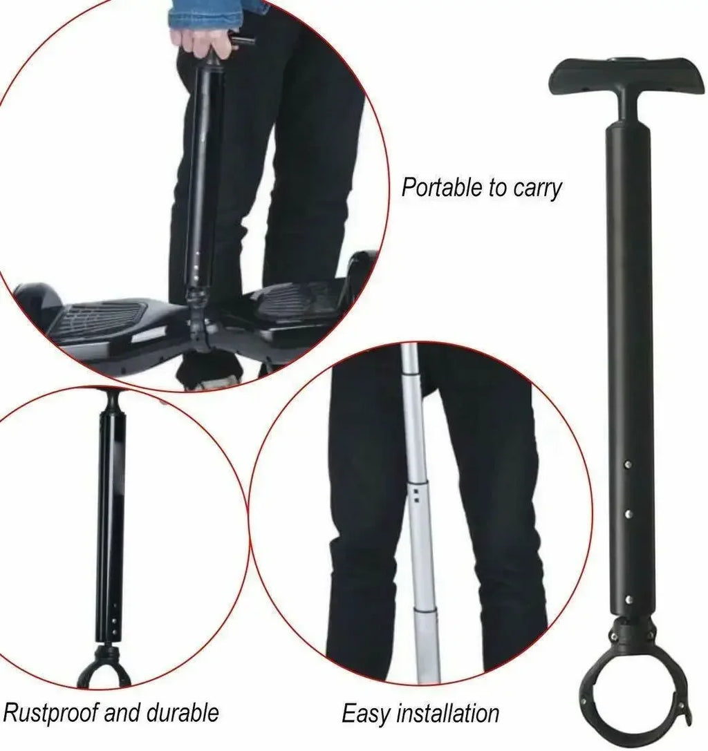 Aluminum Alloy Telescopic Scooter Balance Handlebars 2-Wheels Self-Balancing Scooter Safety Control Strut Stent For 6.5-10 inch
