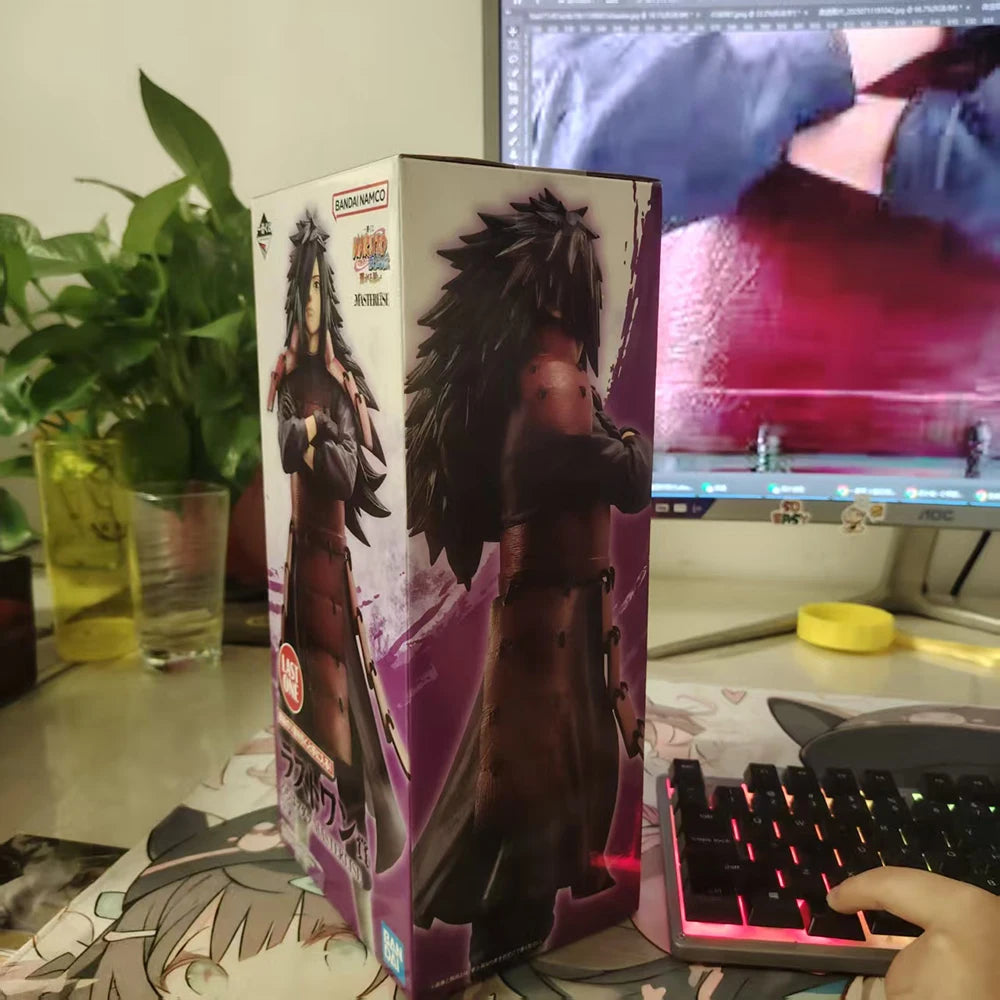 In Stock Original Bandai Spirits Ichiban Kuji Naruto Shippuuden Uchiha Madara Anime Figure Action Figure Collection Garage Kit