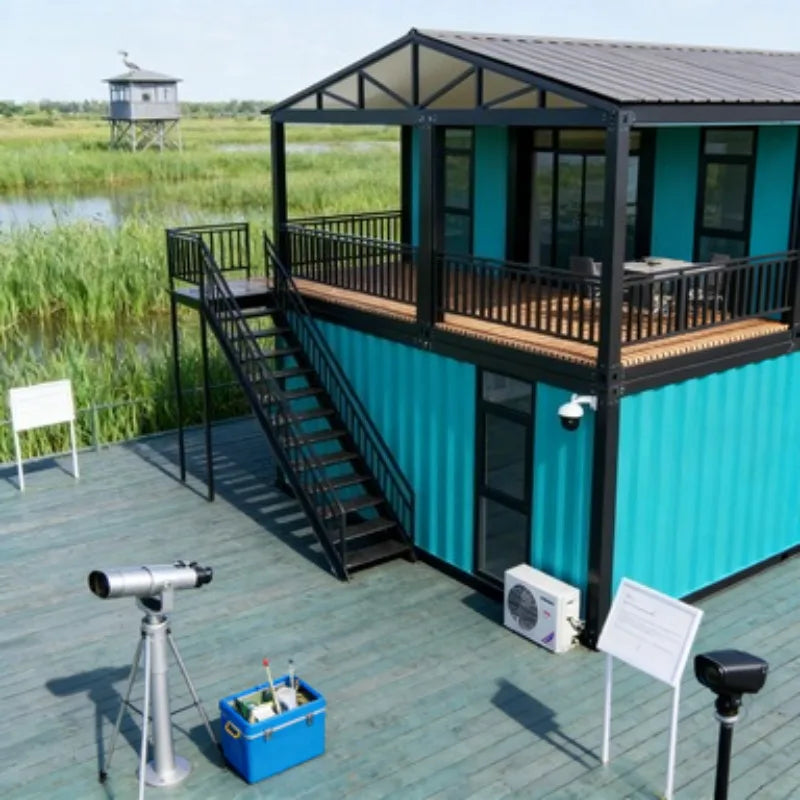 40-foot Luxury Container House, Fully Furnished with Interior Design