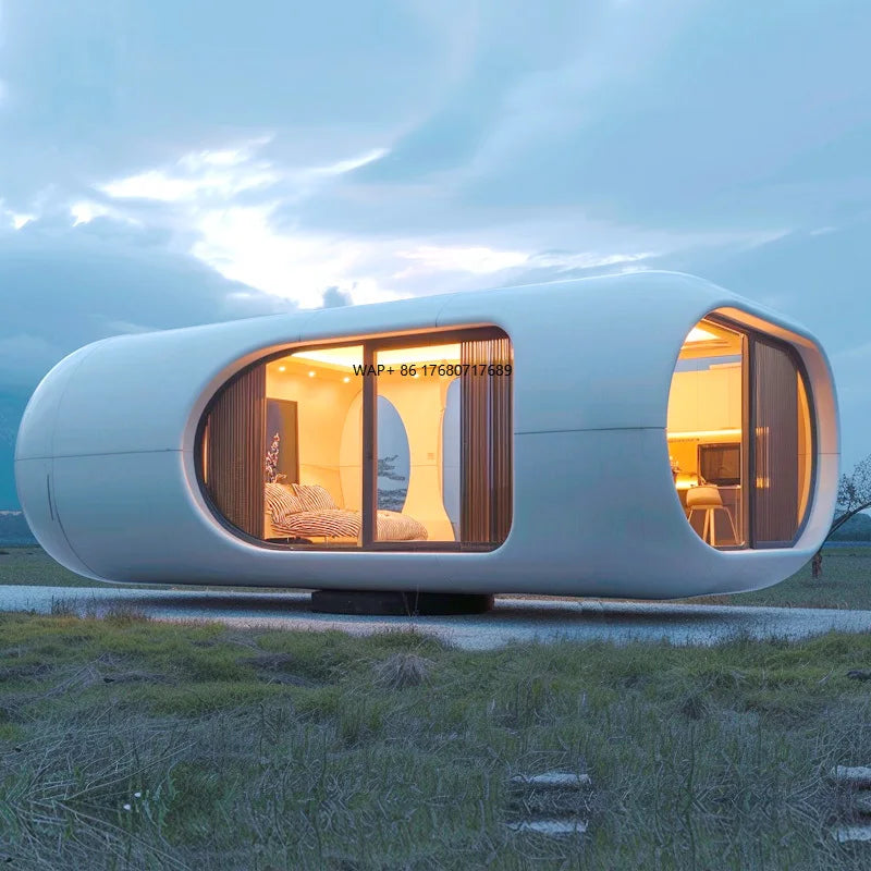 Modern Luxury Modular Steel Prefab House Factory Direct E8  Container Home Big Space Villa Model