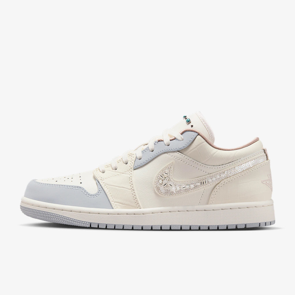 Nike genuine Air Jordan 1 Low Women's Durable Sports Shoes IH7323-100
