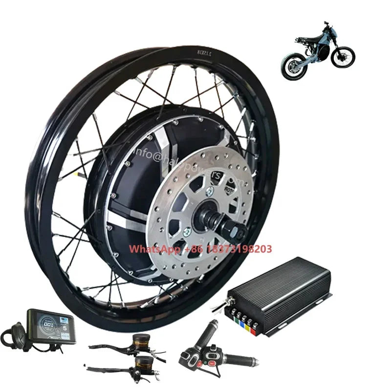 72v 96v QS 273 V3 12000w 15000w Rear Wheel E Motorcycle Motor Kit 12kw Electric Bike Conversion 15kw Ebike Hub Motor 21 17 18 19