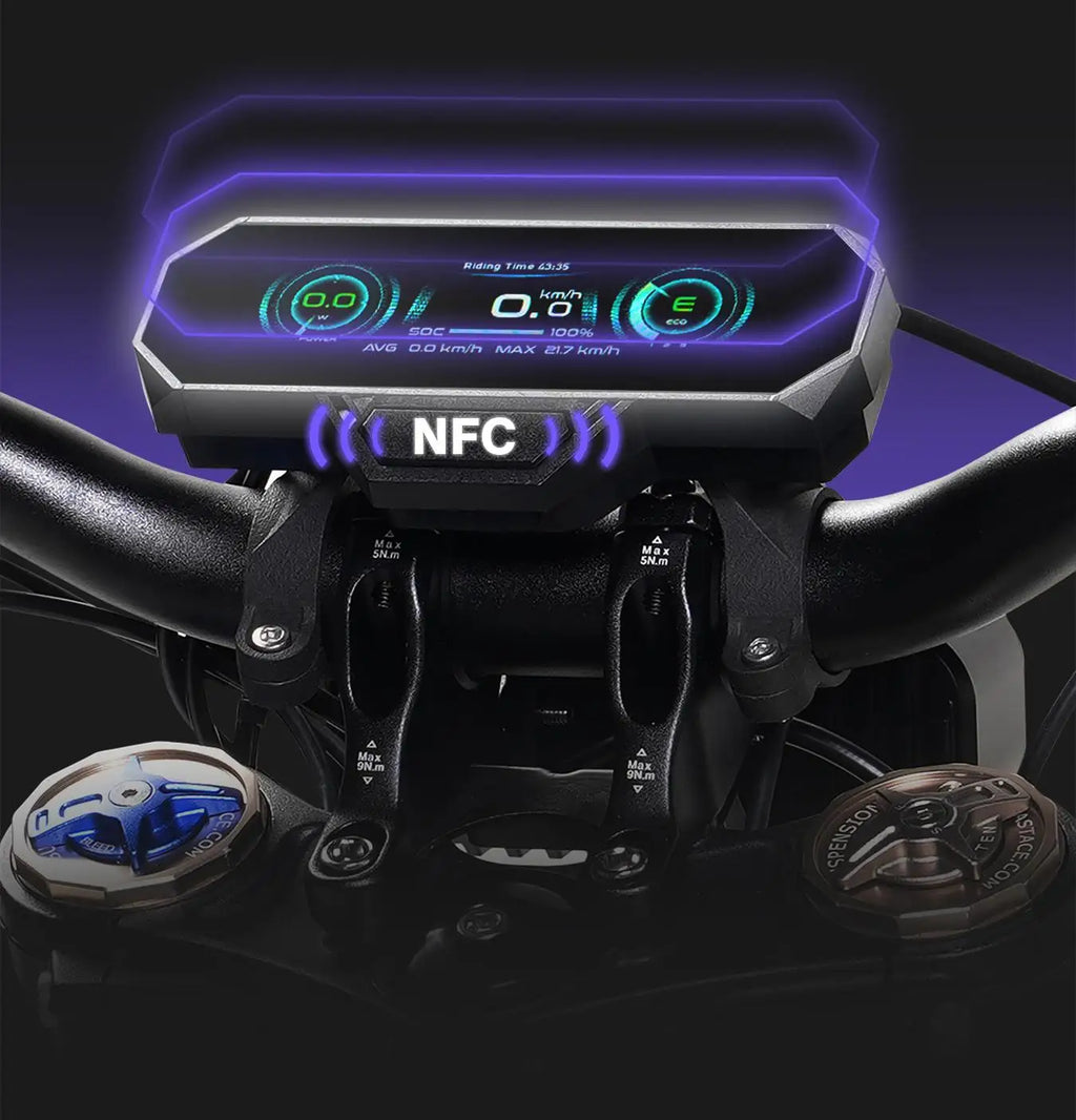 All-Terrain High-Speed Electric Dirtbike With 10000W Central Motor Full Suspension Aluminum Alloy Frame Lithium Battery