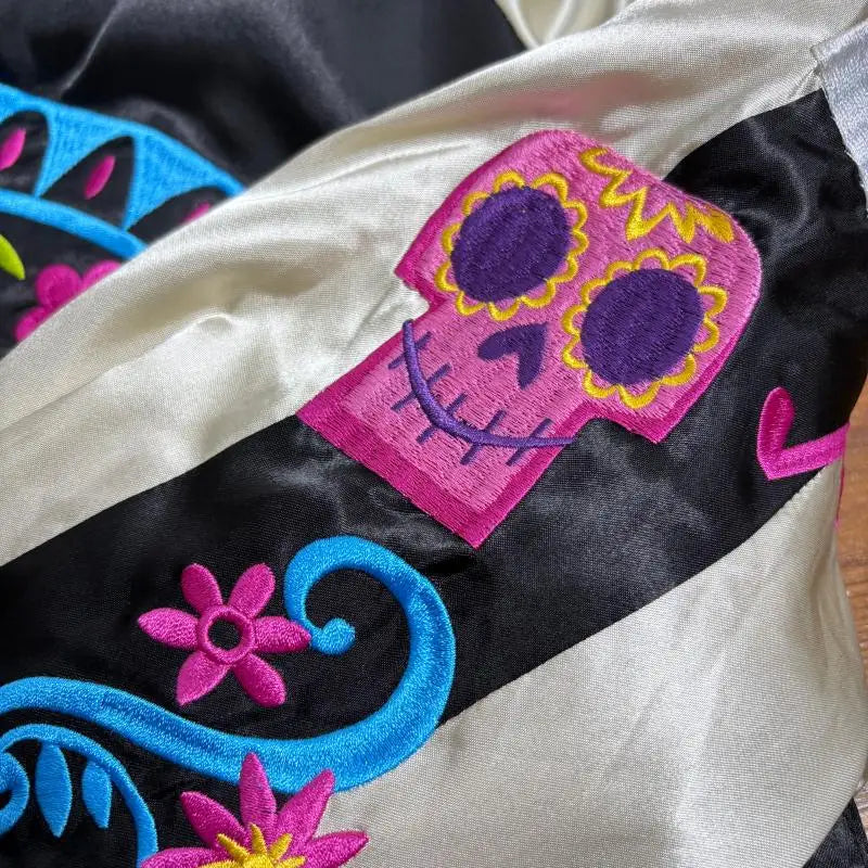 Premium Sukajan Hamahiga Full Embroidery Patchwork Jacket Outerwear Color Block Youth Trend Standard Fit Long Sleeve Zipper C...