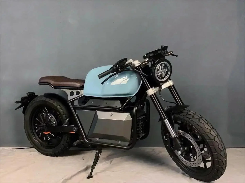 Wuxi Retro Electric Motorbike Adults 2000W 5000W Power Range 8000W Max 72V Lithium Battery EEC Certificate Off-Road Motorcycles