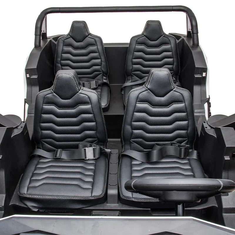 Children's electric four-wheeler can seat adult four-seater inflatable tire parent-child toy car