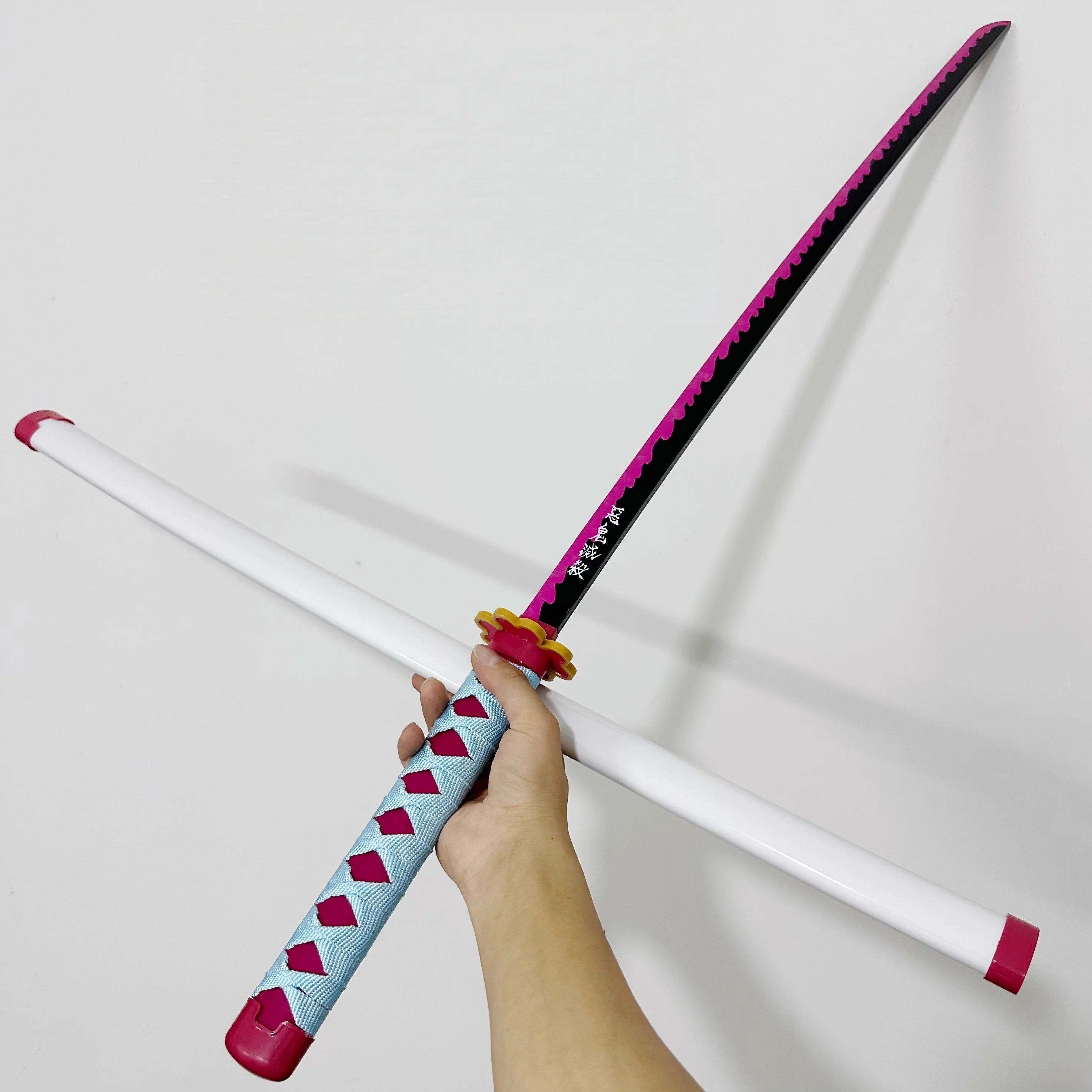 40inch Bamboo Katana Anime Cosplay Costume Prop Large Safe Ninja Knife Blade Real Size Japanese Original Samurai Sword Toy Gift
