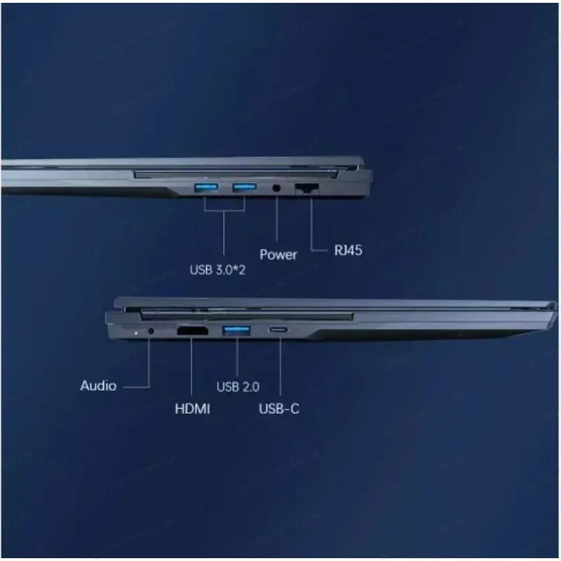 i7 Gaming Laptop 16" +14" FHD Dual Screen Dual-Monitor 16GB DDR4 1TB SSD Win11 computer Office business laptops    Core i7 i9
