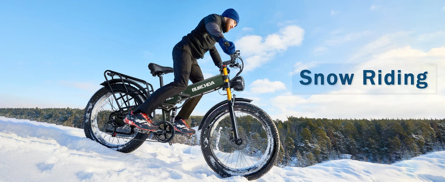 Electric Bike for Adults 1500W Peak 30 MPH E-Bike 65 Mile, 48V 20Ah Removable Battery, 26" Fat Tire Electric Dirt Bike, Full Sus