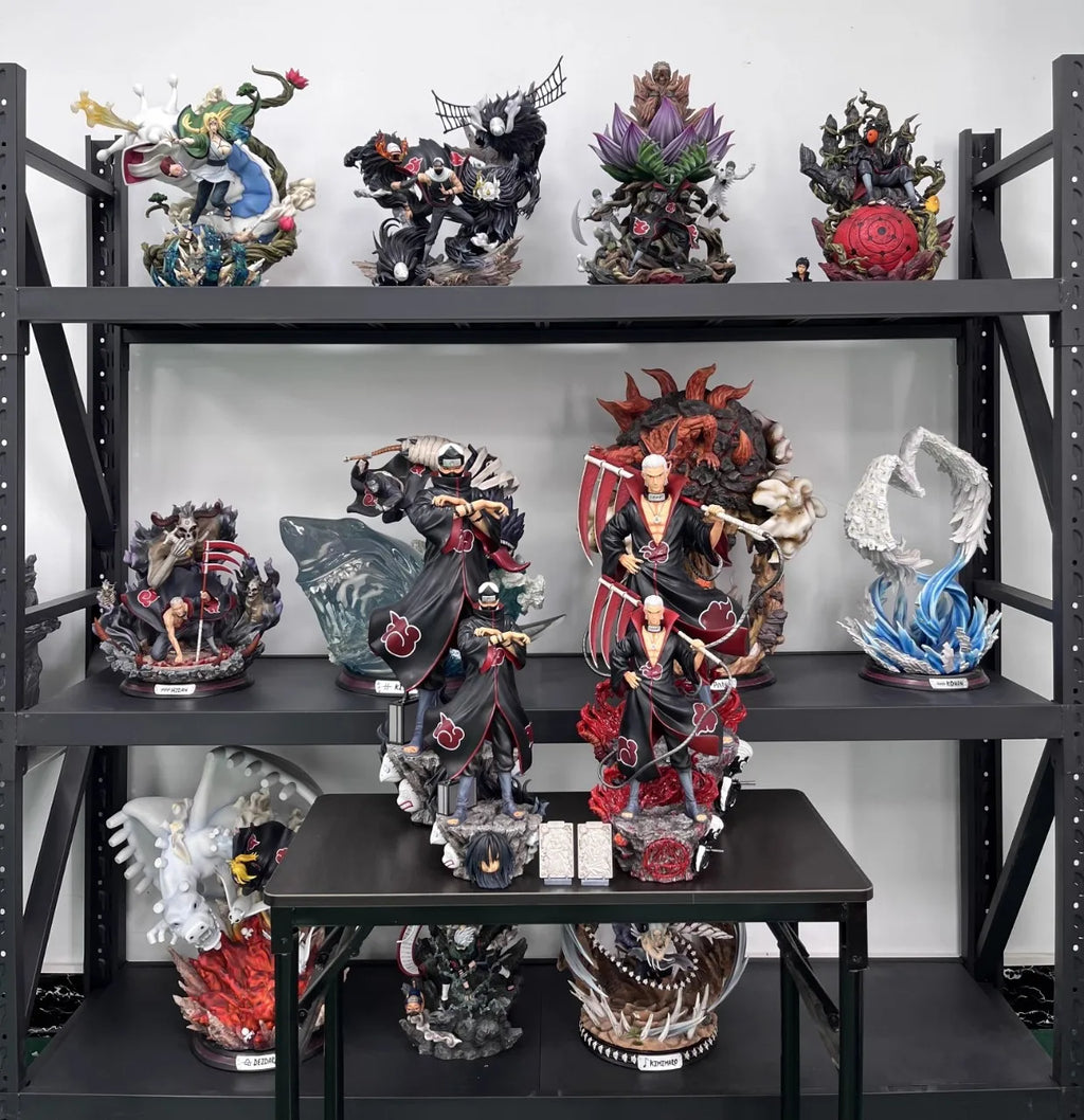 1/6 Naruto Kakuzu Hidan Akatsuki Undead Duo Anime Figure Resin Model Peripheral Statue Decorate Ornaments Birthday Gift Toys Kid