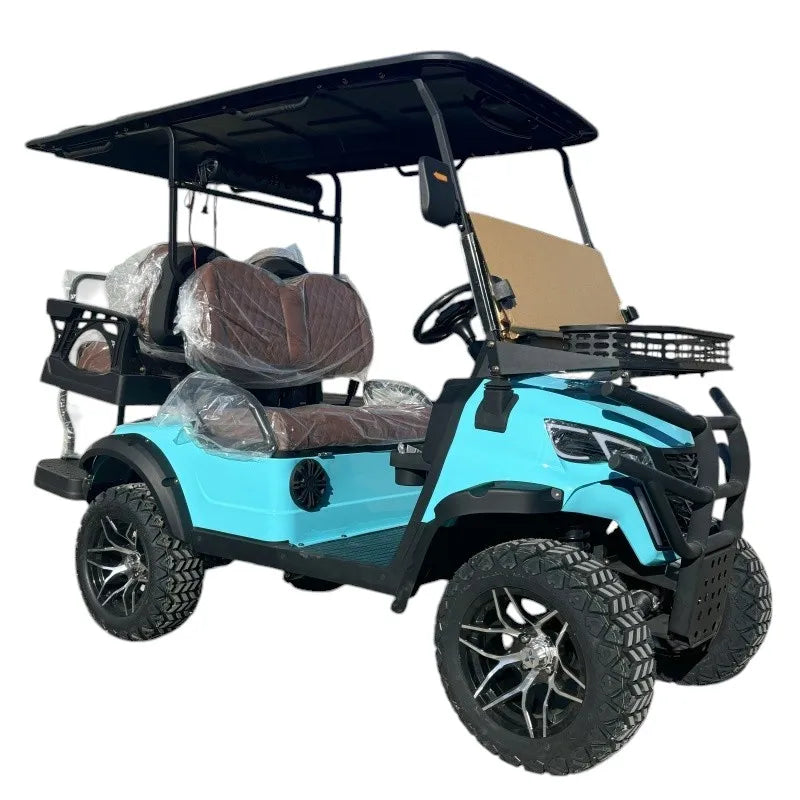 Off Road Street Legal 48V/72V Lithium Battery Karts Car Buggy 2 4 6 8 Seater Electric Golf Carts 60V Golf Cart