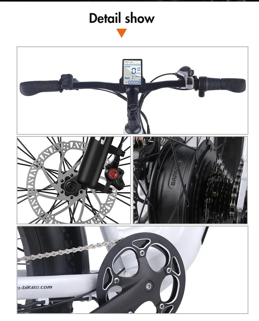 Mountain Electric Bike 500W Motor 48V17.5 Lithium battery 26-inch Tire Urban Commuter Electric Bike  Beach Travel E-Bike