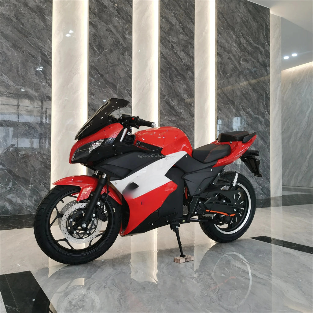 Strovan  Fast Speed 150kmh Electric Cruiser Road Motorcycle 72v60-120ah Lithium Sport Motorcycles