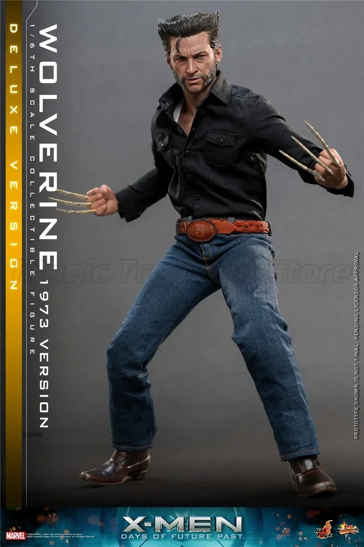 【MT】Hot Toys MMS660 Marvel  X-Men 1973 Version Wolverine Hugh Jackman Full Set Model 12In Soldier 1/6 Action Figure Movable