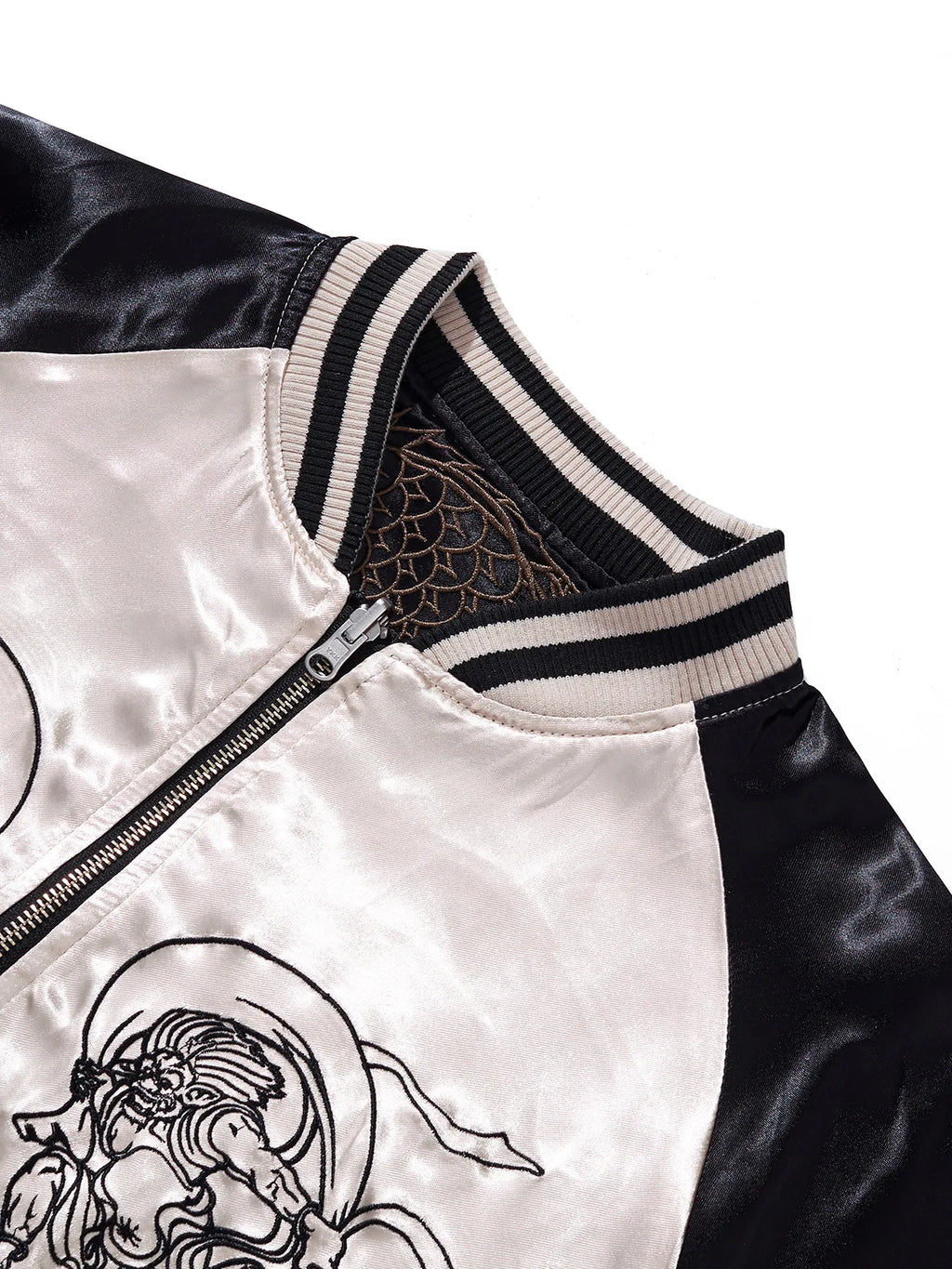 Mens Baseball Jackets Hip Hop Japanese Anime Demon Embrodiery Bomber Coats Streetwear Harajuku Motorcycle Jacket Clothing